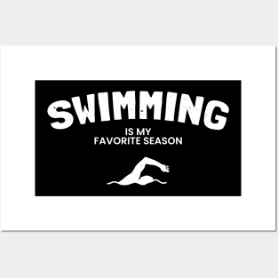 swimming Posters and Art